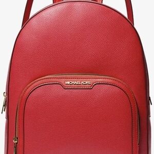 Michael Kors Cherry Red Backpack